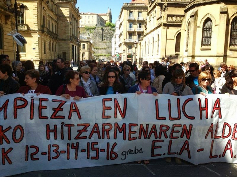 Acuerdo en el sector de limpieza de edificios de Gipuzkoa
