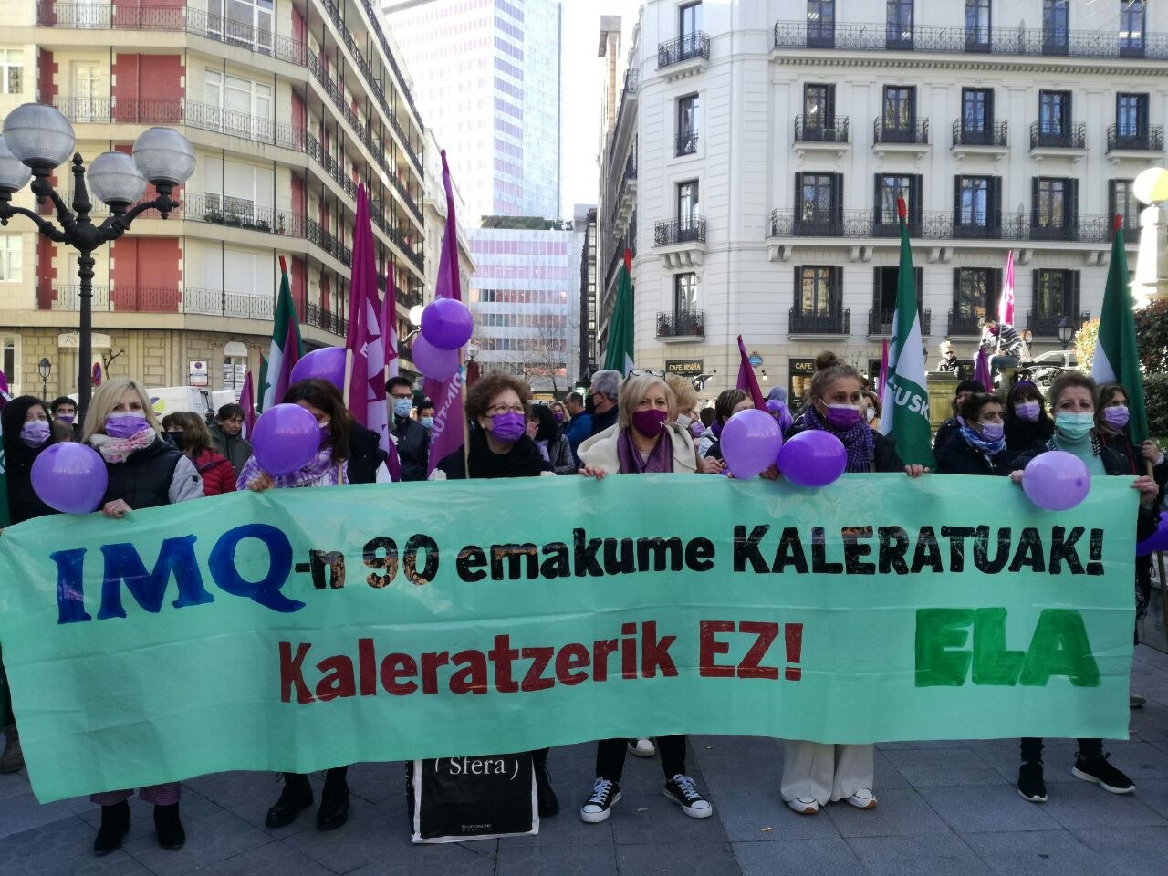 Celebrado el juicio por el despido colectivo de las 89 trabajadoras de la limpieza de IMQ