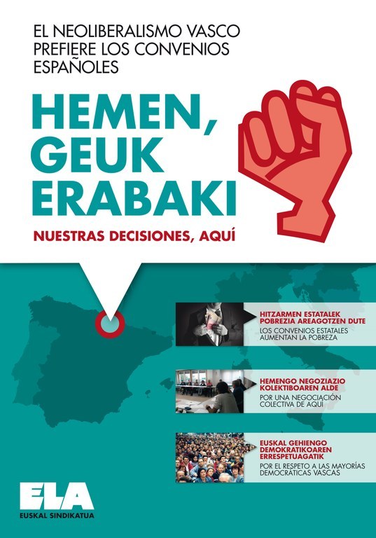 Con la aplicación del convenio estatal los sueldos se reducen a la mitad en el sector de colectividades