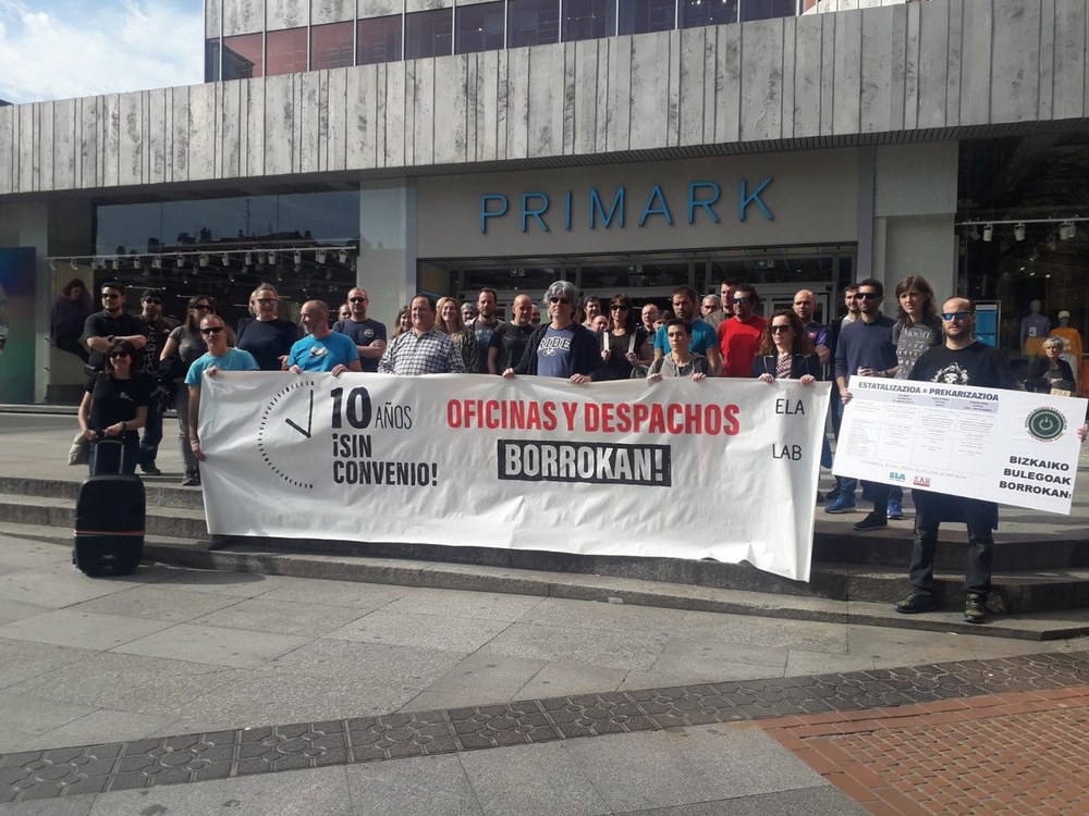 Denuncian en Bilbao la estatalización de la negociación colectiva