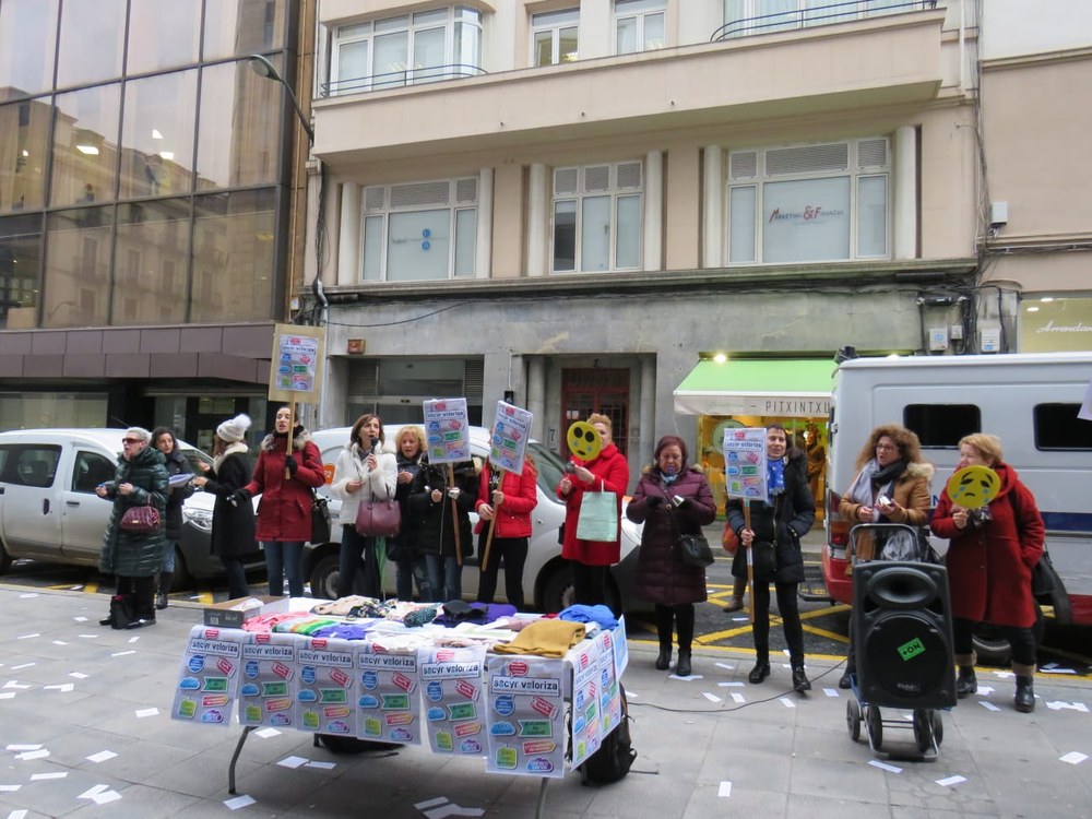 Denuncian los excesivos e inseguros ritmos de trabajo en la  limpieza de los juzgados de Bizkaia