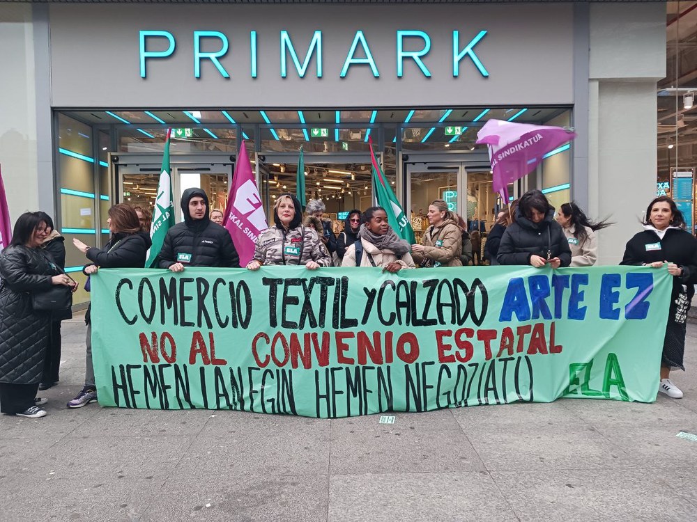 ELA convoca huelga en el Black Friday en las grandes cadenas de Bizkaia y Araba