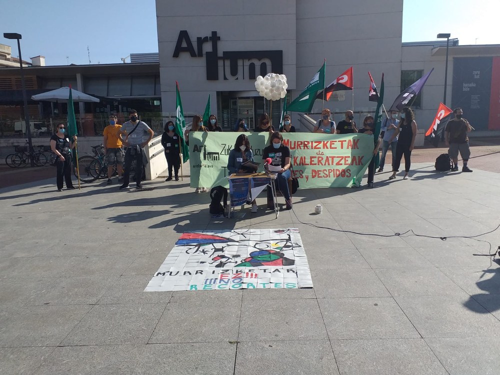 ELA desconvoca la huelga indefinida en el Museo Artium de Gasteiz tras un preacuerdo de fin de huelga