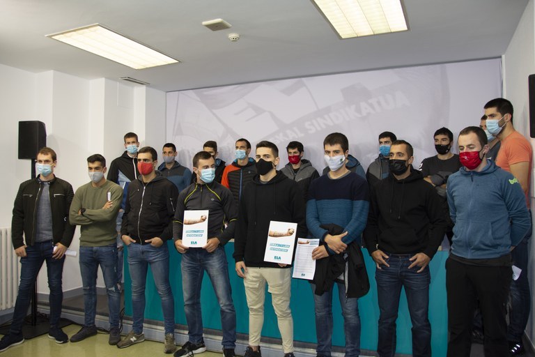 ELA exige a Baiko Kirola y a la liga de empresas de pelota a mano que respeten el derecho a la huelga de los pelotaris