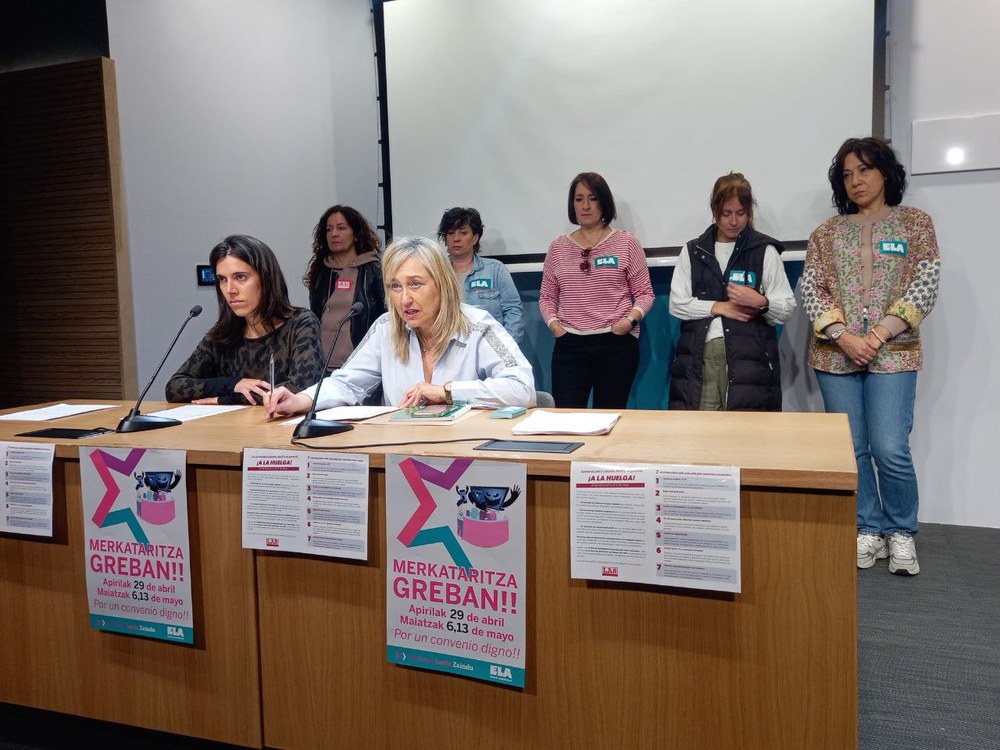 Huelga en el sector Textil, Piel y Calzado de Bizkaia