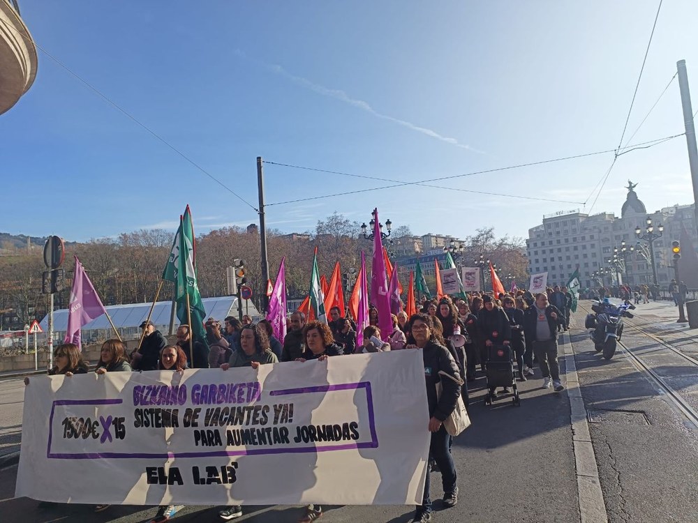 Huelga para denunciar el bloqueo de las negociaciones