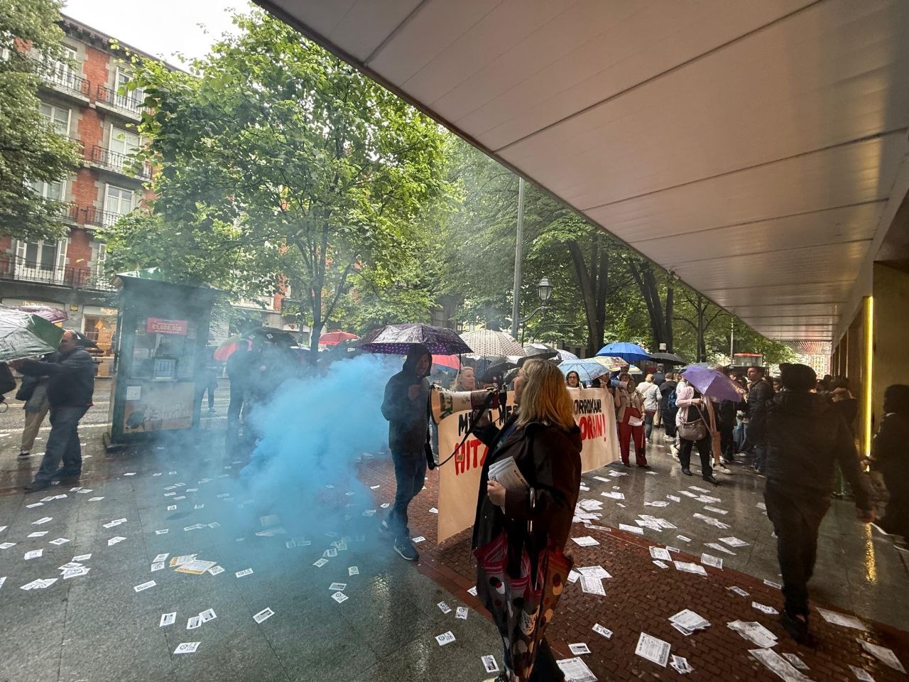 Movilización en Bilbao tras seis años sin convenio