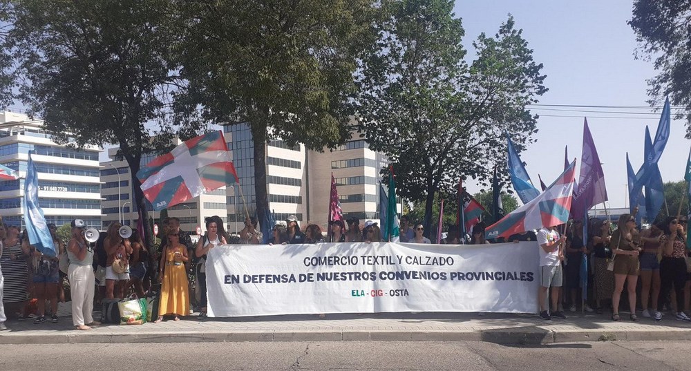 Movilizaciones contra la estatalización impulsada por la patronal ARTE (Inditex, H&M, Mango, Primark...)