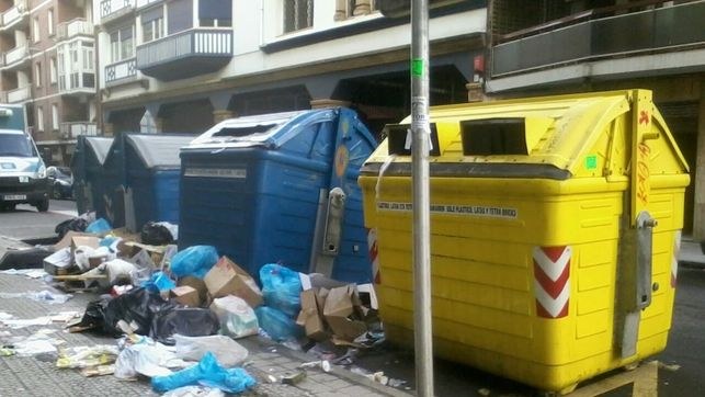 15 greba egun Getxoko kale garbitzaileek