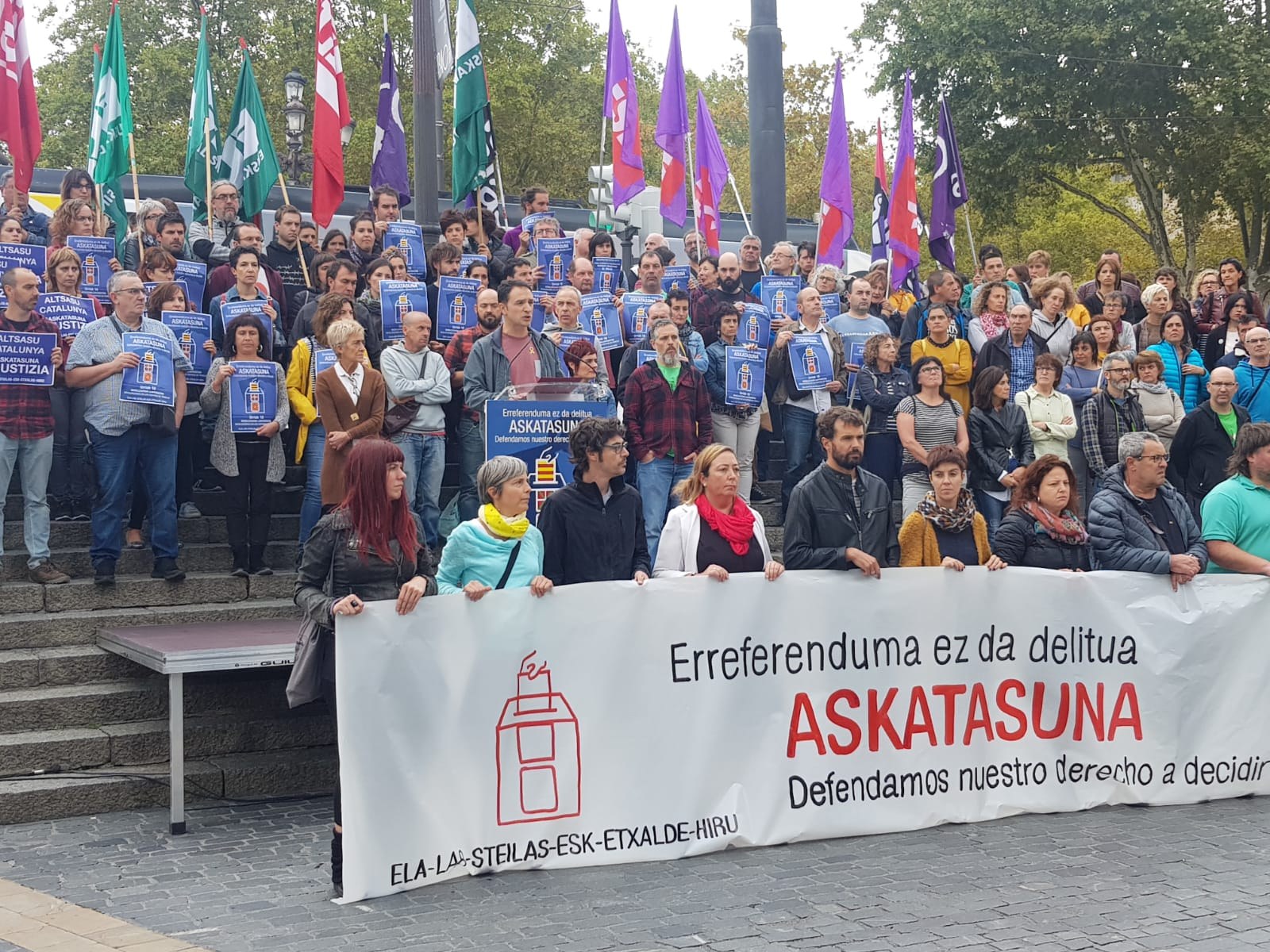 “Kataluniako epaiak mendekua bilatzen du, ez justizia” #ErreferendumaEzDaDelitua