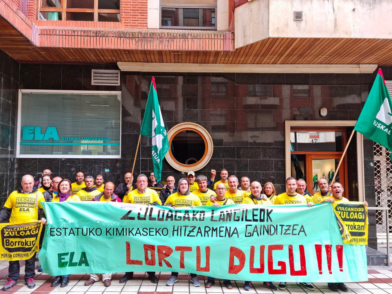 Ia urte biko grebaren ondoren lan baldintzak nabarmen hobetzea lortu du plantillak