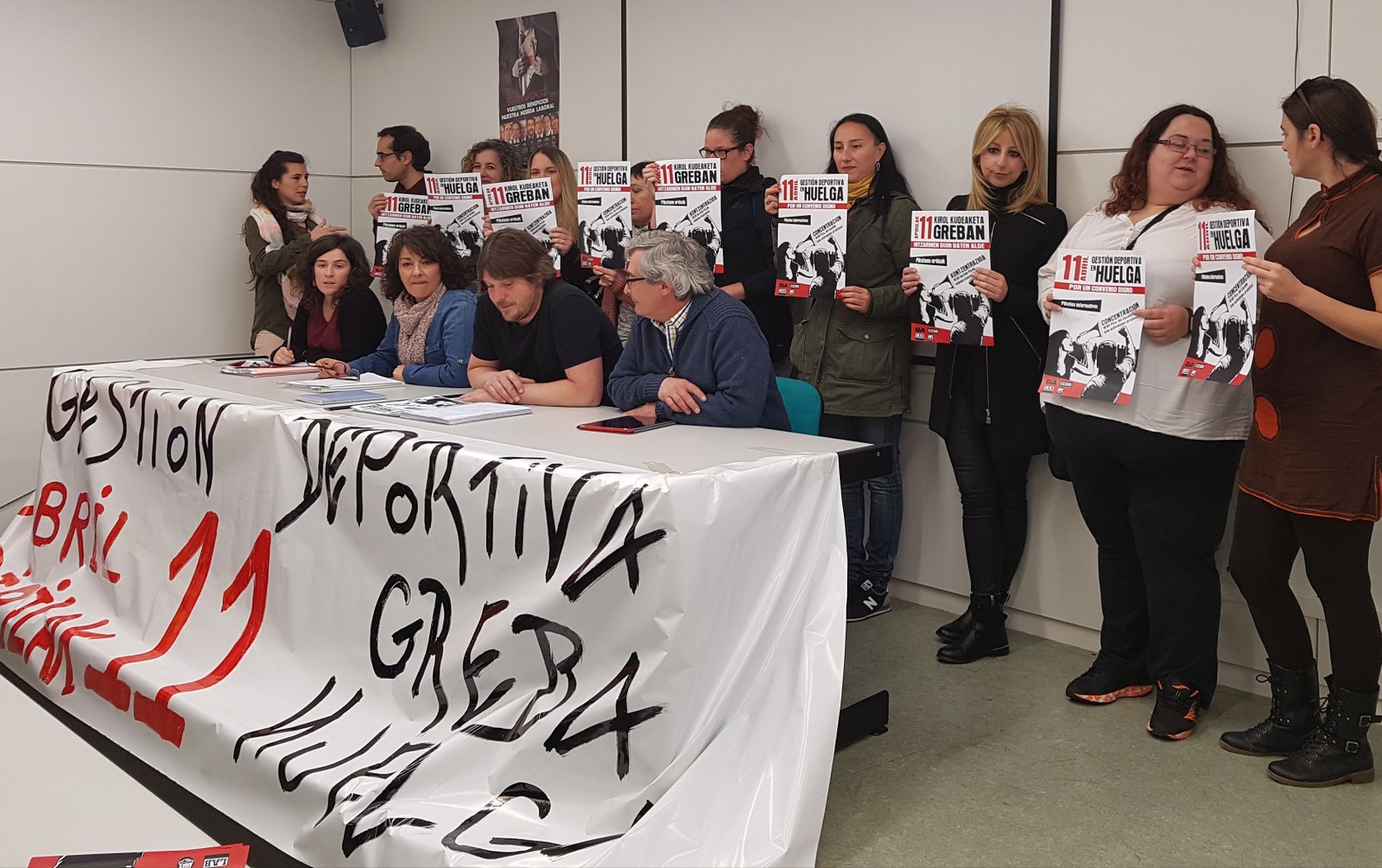 Apirilak 11: Nafarroako kirol kudeaketa greban