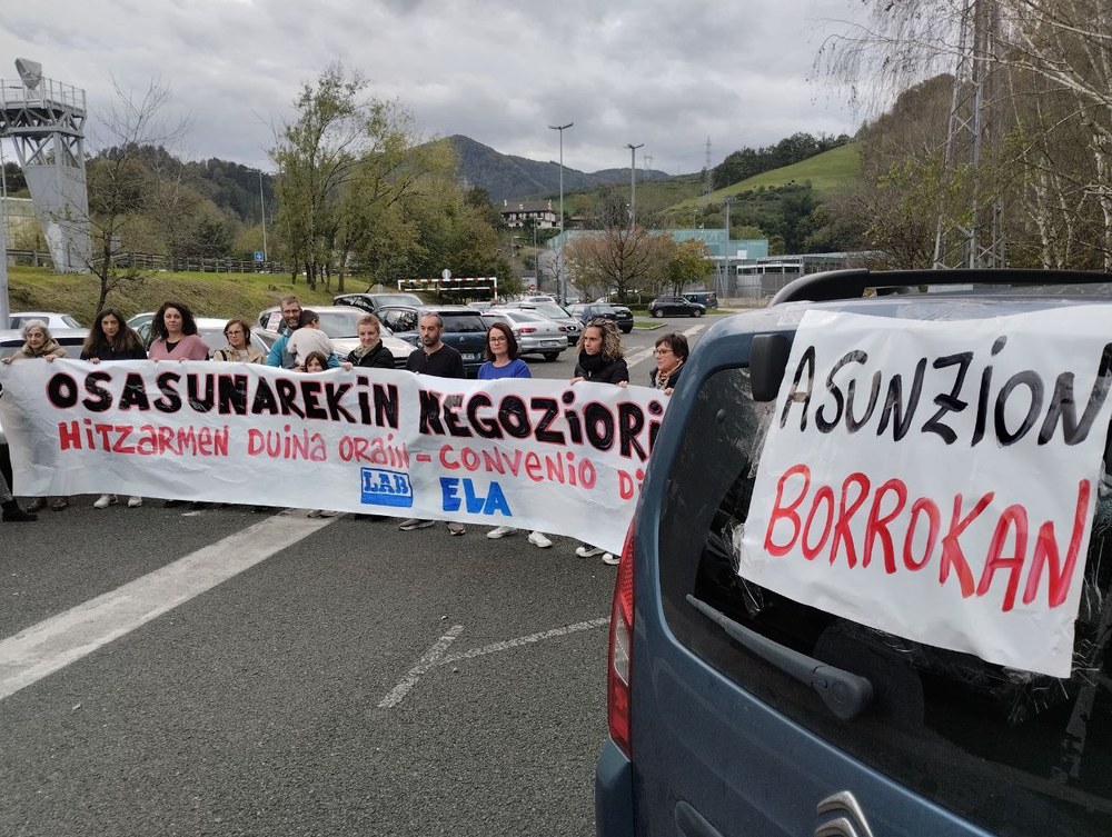 Asuncion klinikako (Tolosa) langileek hiru greba egun gehiago deitu dituzte