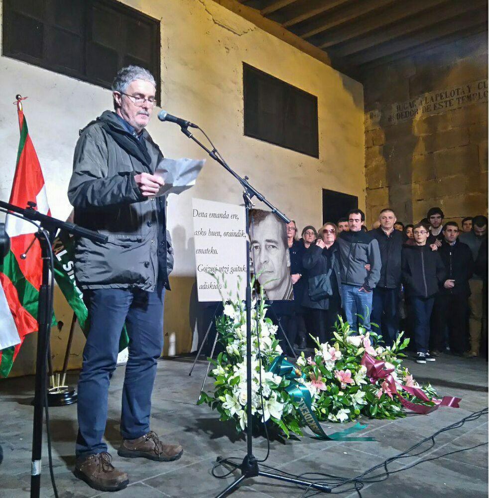 Azken agur hunkigarria Patxi Agirrezabalari