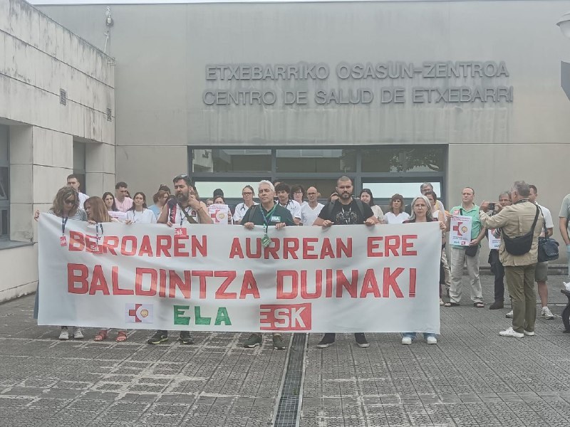 Beroaren aurkako prebentzio neurririk ez dagoela  salatu dute ELA eta ESK sindikatuek