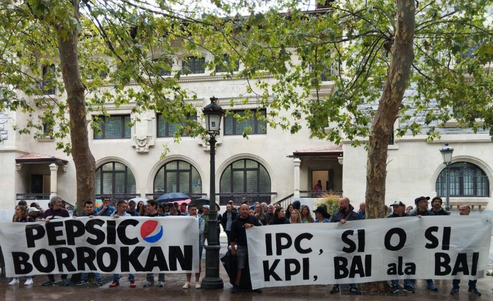 Beste greba egun Etxabarriko Pepsico enpresan