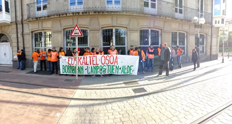 Bihartik aurrera greba Euskaltelen