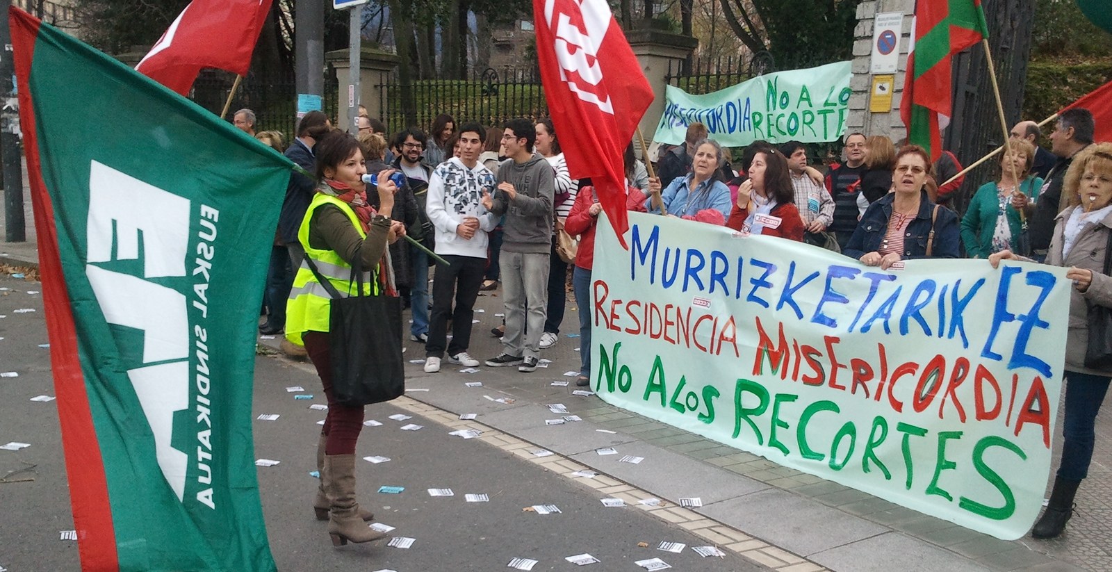 Bilboko Miserikordia zahar-etxean mobilizazioak hasi dituzte