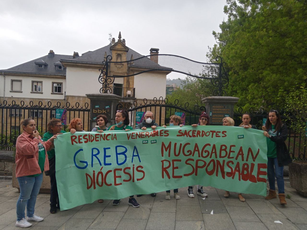 Bilboko Venerables Sacerdotes erresidentziako greba mugagabea, gaurtik Bilboko Venerables Sacerdotes erresidentziako greba mugagabea, gaurtik