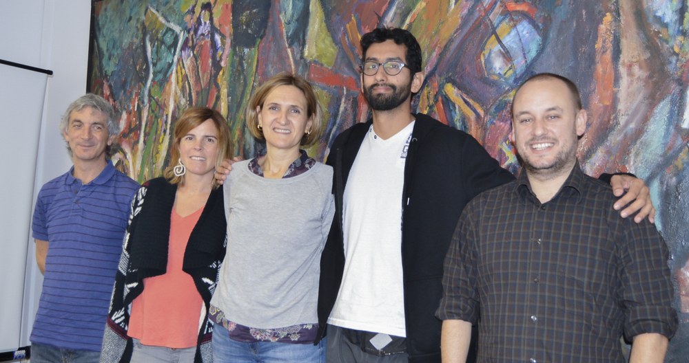 Bilera Fabian Torres Kolonbiako Herrien Kongresuko kidearekin