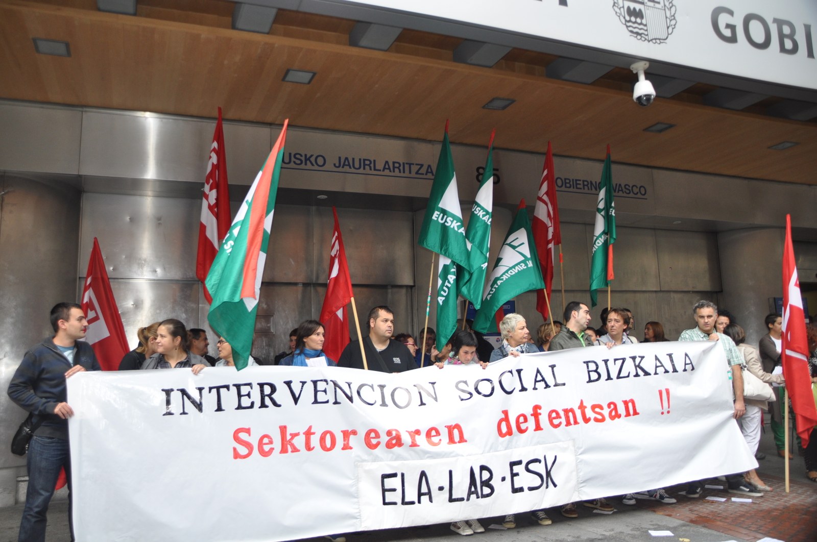 Bizkaiko Gizarte Laguntzarako langileen elkarretaratzea