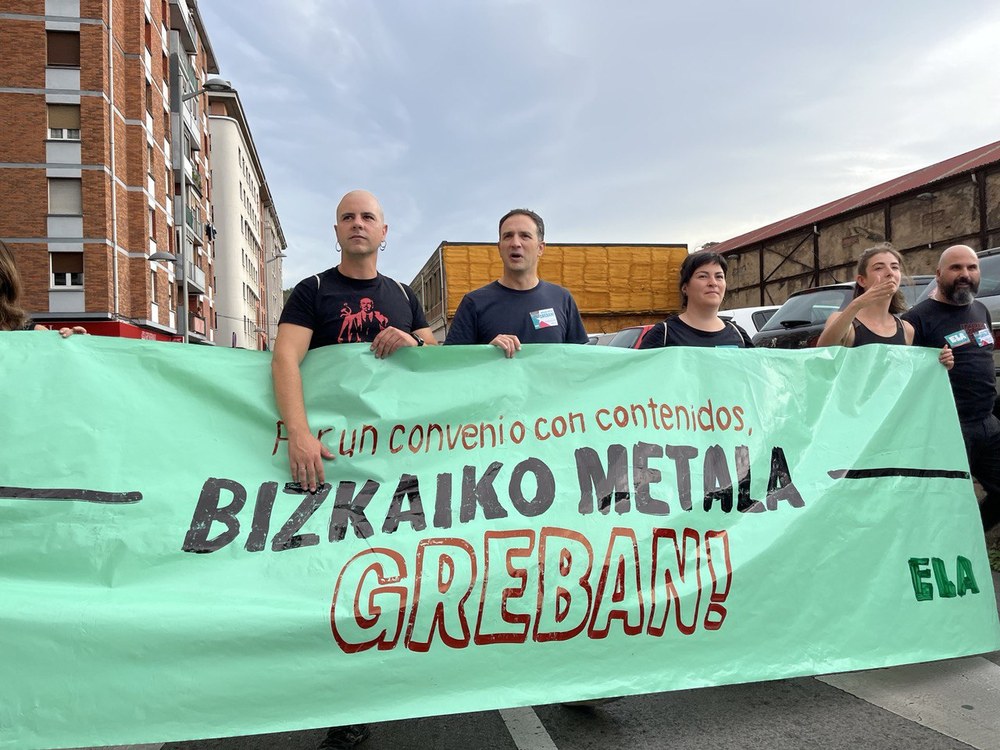 Bizkaiko metaleko grebak jarraipen zabala izan du