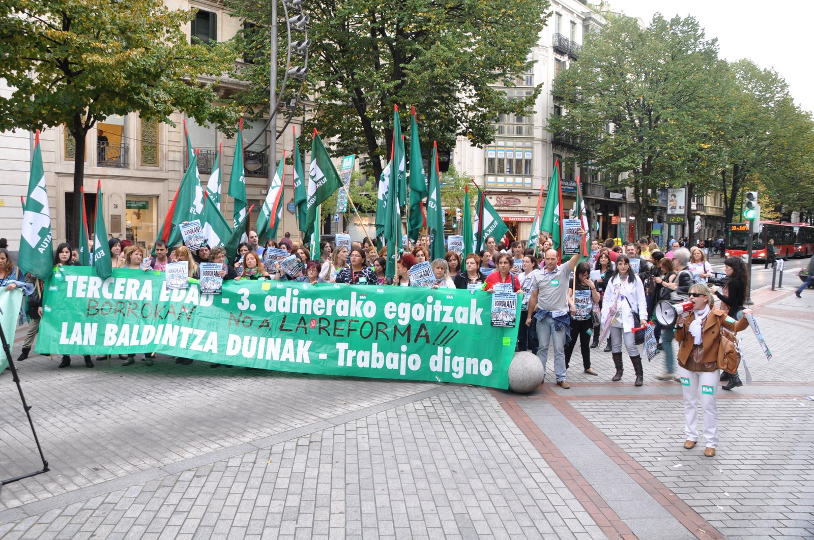 Bizkaiko zahar-etxeetako greba arrakastatsua