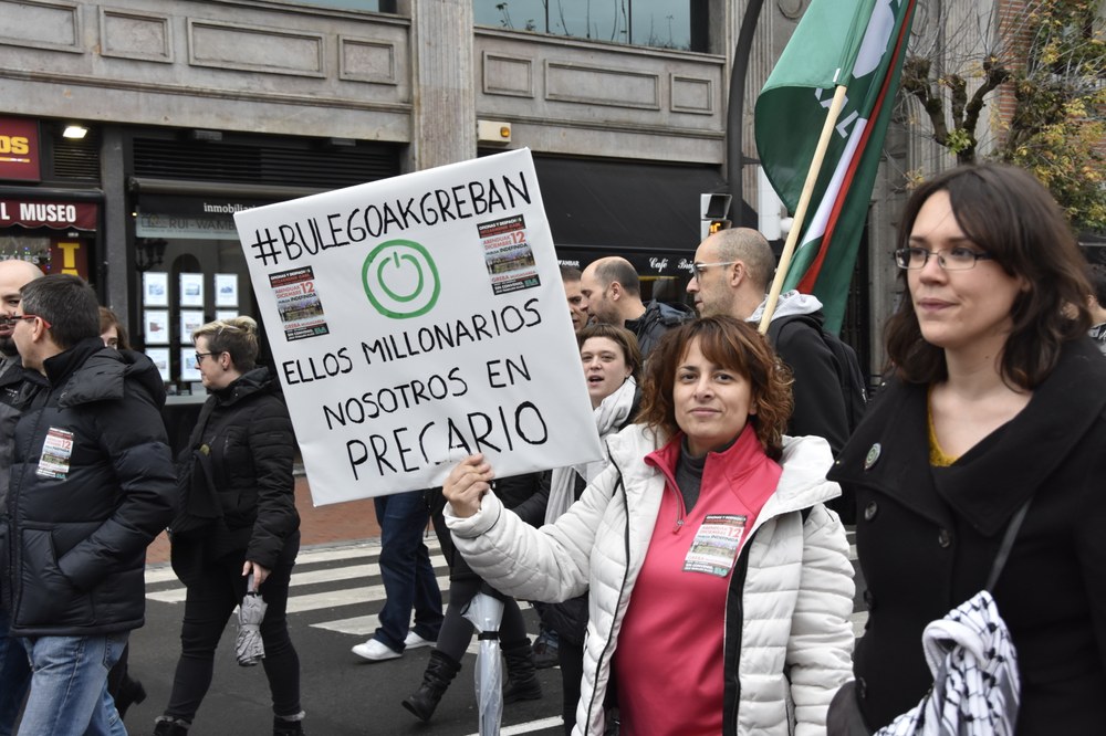 Cebek-ek Bizkaiko bulegoetako hitzarmena berreskuratzeari uko egin dio, berriz ere