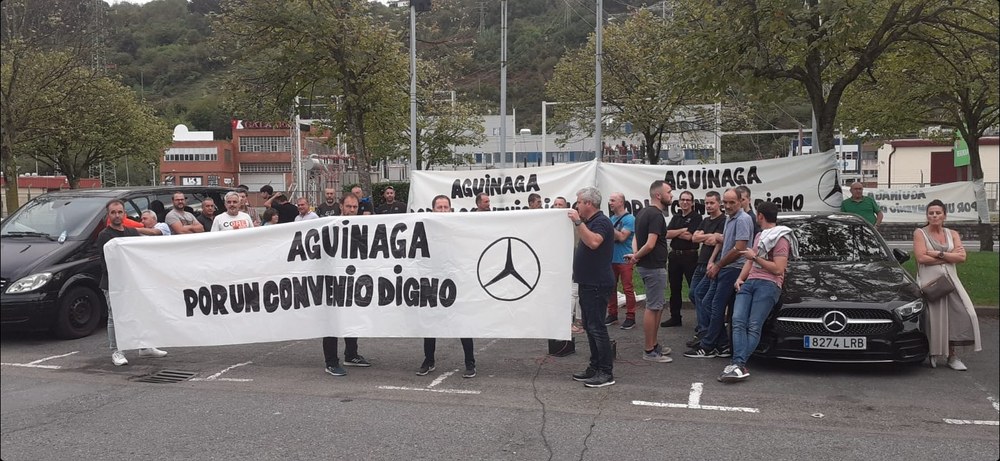 Comercial Aguinaga enpresako langileek astebeteko greba hasiko dute urriaren 27an  enpresa hitzarmen baten alde