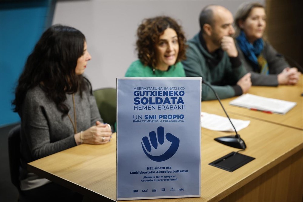 Confebasken jarrera harroputz eta esplotatzailearen aurrean mobilizatzera joko du gehiengo sindikalak