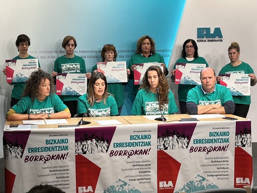 Azaroak 21, 22, 23, 24 eta 25ean, Bizkaiko zahar-etxeetako langileek beste 5 greba egun egingo dute publifikazioaren defentsan
