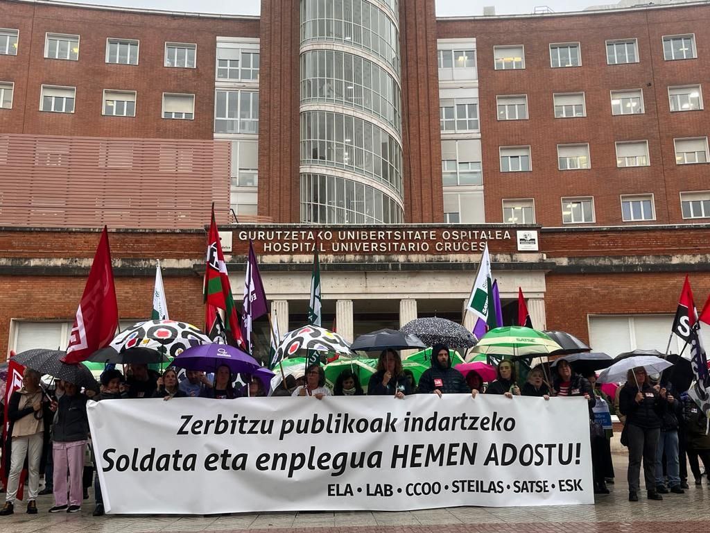 Ehunka langilek parte hartu elkarretaratzeetan