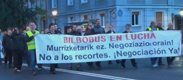 ELA Bilbobusek Aburto alkateari eskatu dio erantzukizuna bere gain hartzea Bilbobuseko gatazka konpontzeko