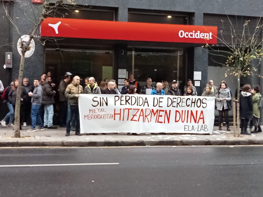 ELA eta LAB 2019tik iraungita dagoen hitzarmena lortzeko mobilizatu dira