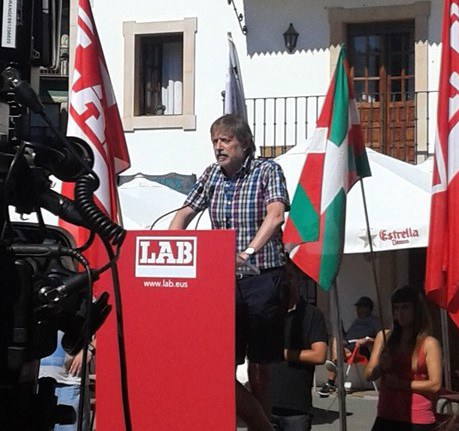 ELA Rafa Diezekin egon da espetxetik irteeran