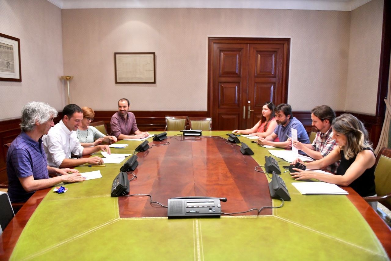 ELAk bere proposamen sozialak eta laboralak jakinarazi dizkio Madrilen Unidas Podemos taldeari