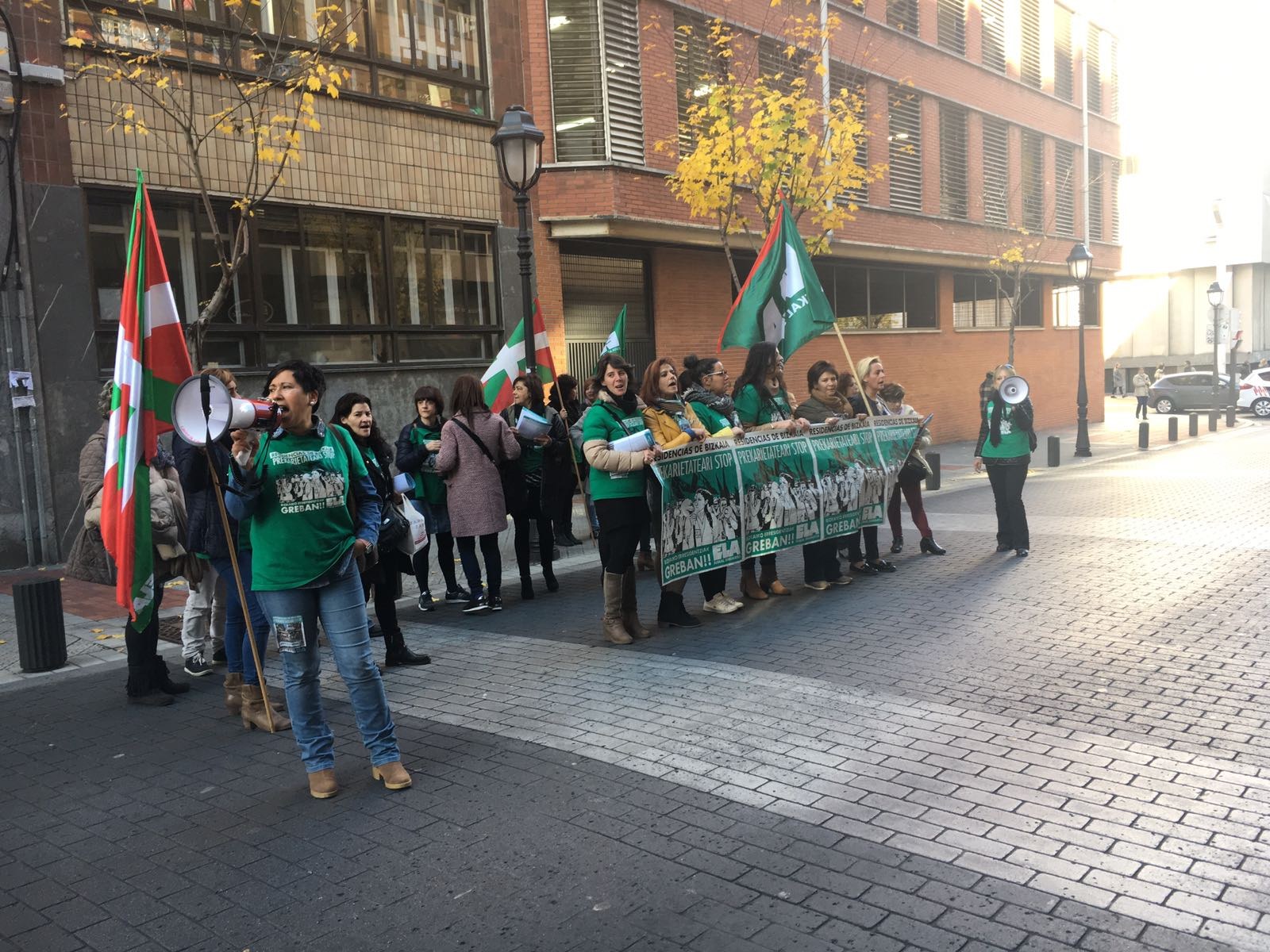 ELAk berriro ekin die Bizkaiko egoitzetako mobilizazioei