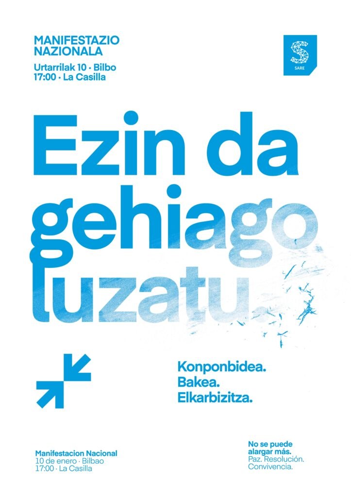 ELAk dei egiten du Sare Herritarrak larunbatean deitu duen manifestazioan parte hartzera