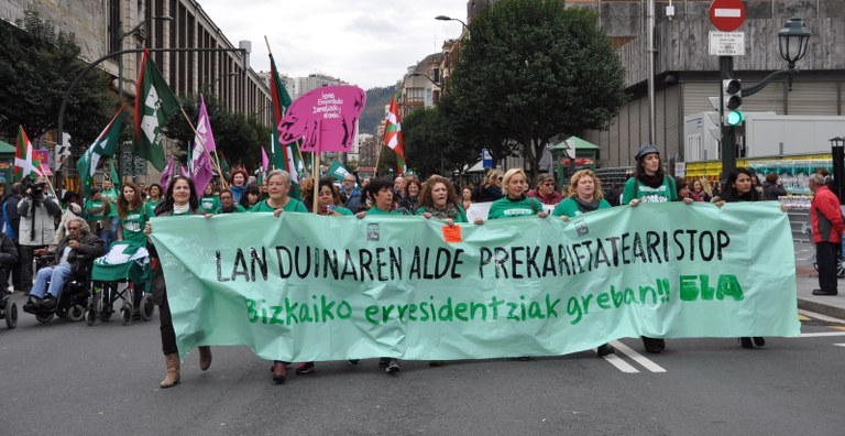 ELAk demanda jarri die Bizkaiko 6 zahar-etxeei, gutxieneko zerbitzuak beren kabuz are gehiago zabaltzeagatik