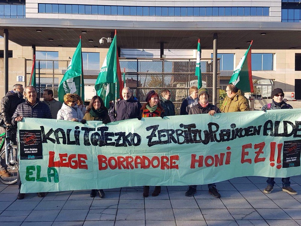 ELAk Eusko Jaurlaritzak aurkeztutako Euskal Enplegu Publikoaren Lege-Proiektua erretiratzeko eskatu  du