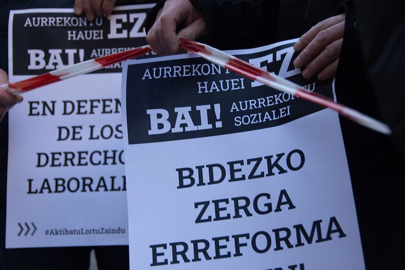 ELAk Eusko Jaurlaritza demandatu du, aurrekontu proiektua onartu duelako 100.000 langileren lan baldintzak negoziatu gabe