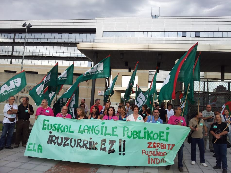 ELAk exijitzen du Enplegu Publikoaren Lege Egitasmoa erretiratzea