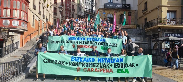 ELAk ez du hobekuntzarik ikusten Bizkaiko Metalean Jaurlaritzaren bitartekaritzaren ondoren