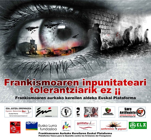 ELAk Frankismoaren krimenen aurkako manifestazioan parte hartzera deitzen du