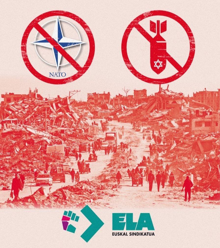 ELAk Israelekin harreman guztiak etetea eskatzeko lanuzte orokorrak proposatu dizkio LABi