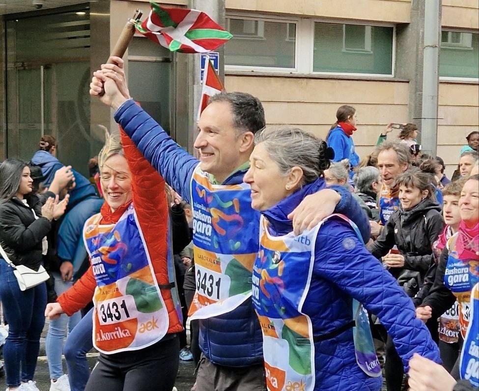 ELAk Korrikaren bukaera festan parte hartu du Bilbon