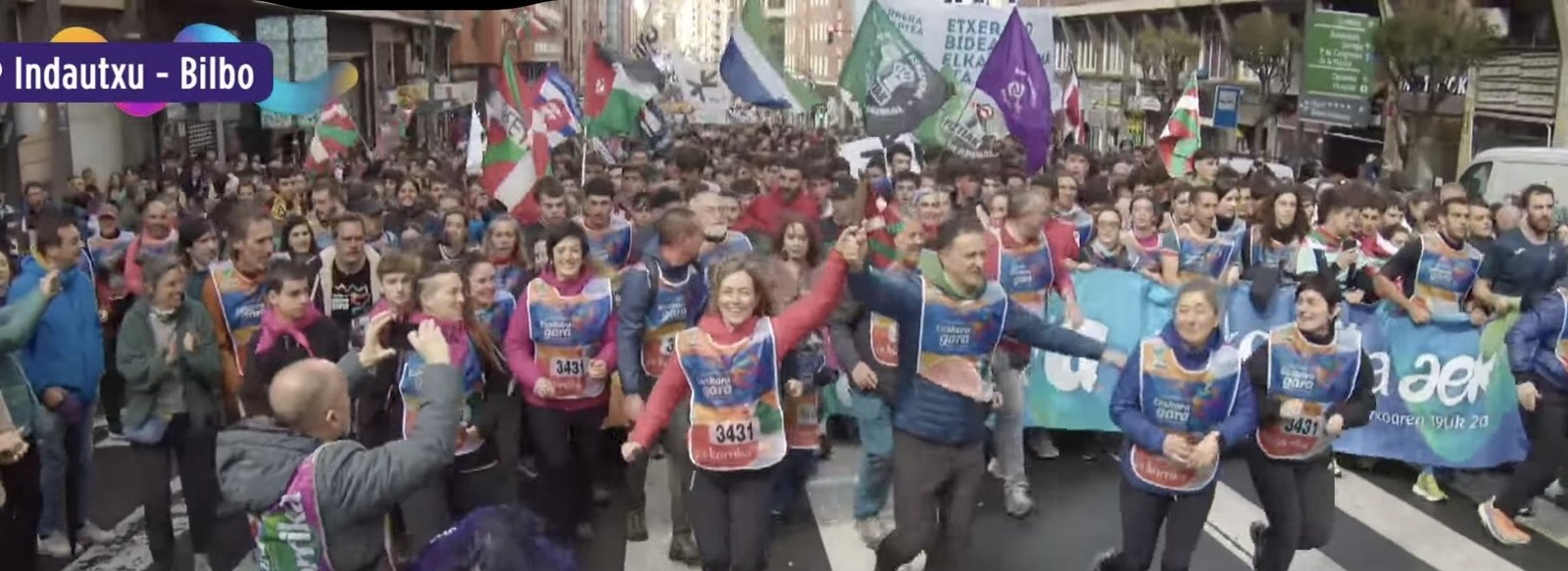 ELAk Korrikaren bukaera festan parte hartu du Bilbon