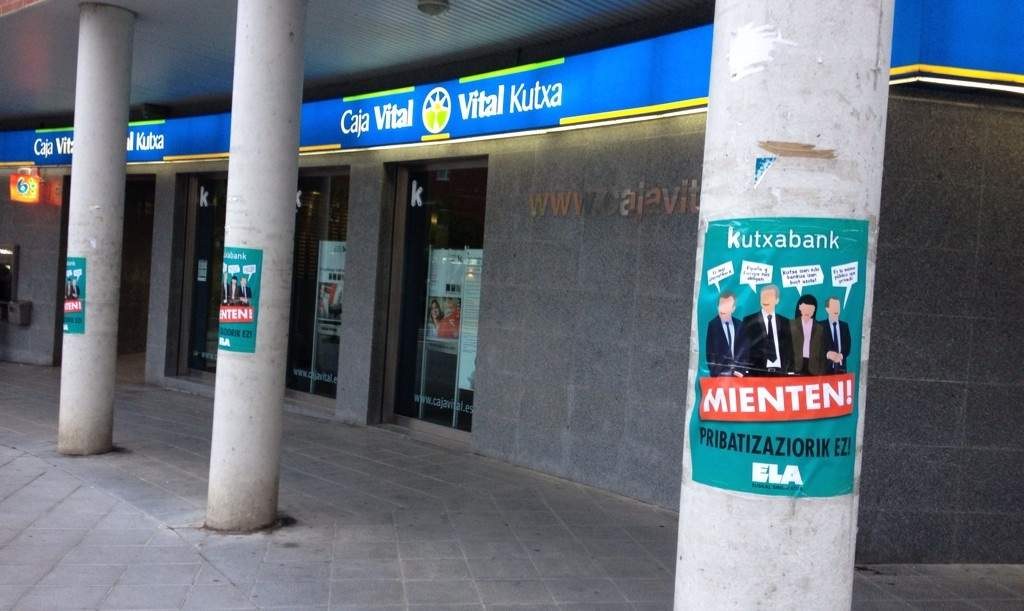 ELAk Kutxabanken pribatizazioren aurkako kanpainari ekin dio