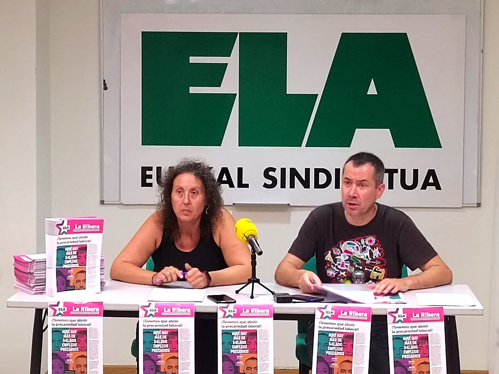 ELAk lan prekarietatearen aurkako kanpaina hasi du Erriberan