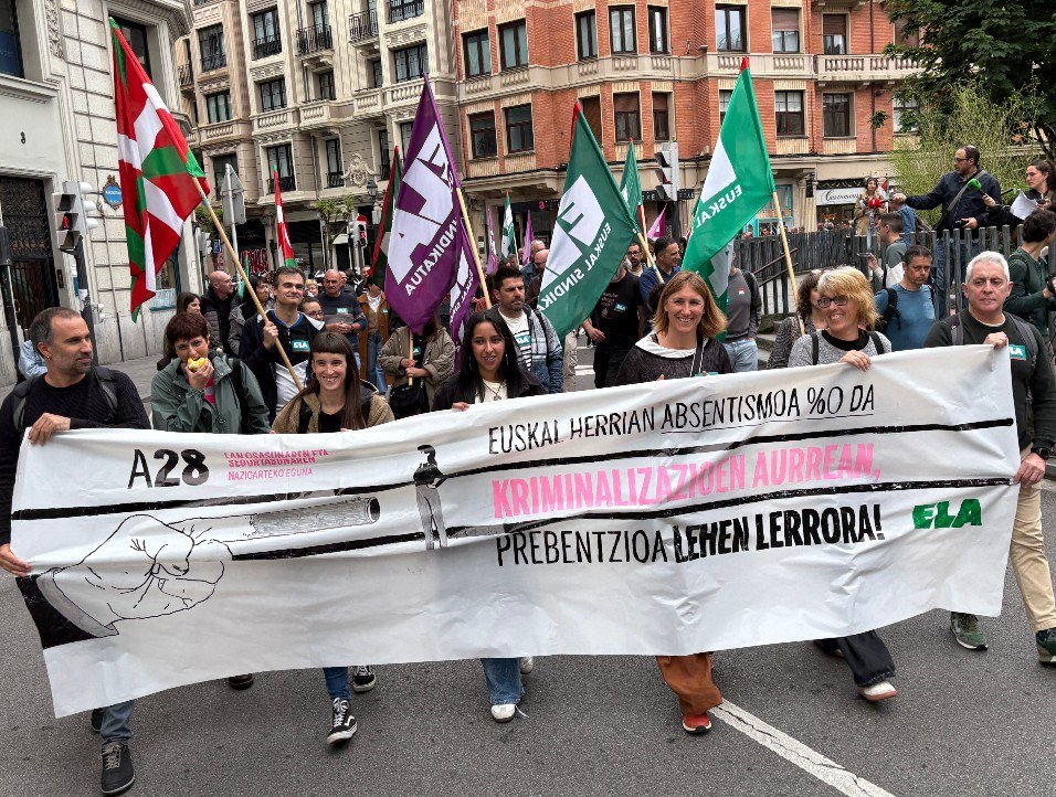 ELAk ohartarazi du enpresek “absentismoa” erabiltzen dutela langileak kriminalizatzeko
